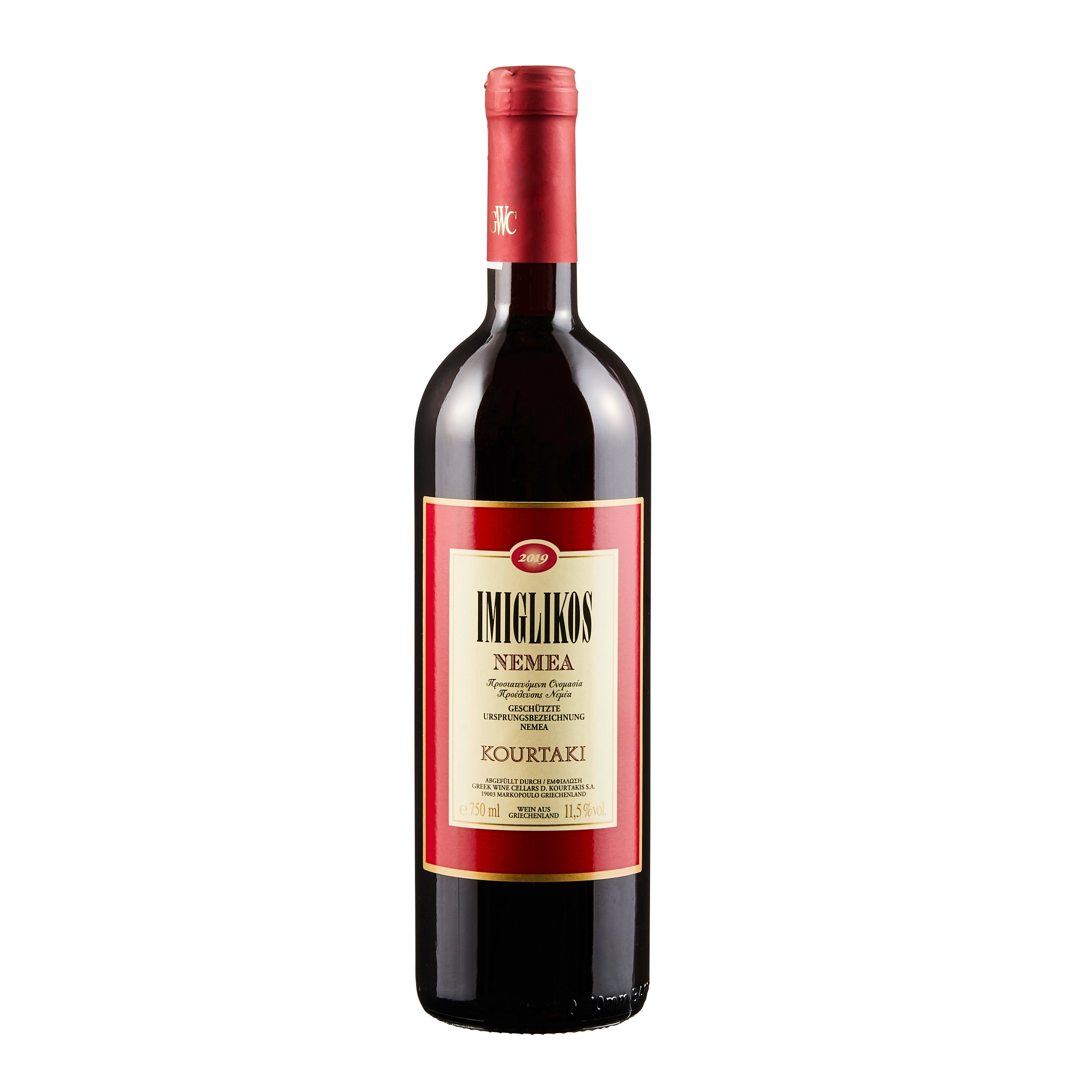 Kourtaki Nemea Imiglikos Rotwein lieblich 0,75 l