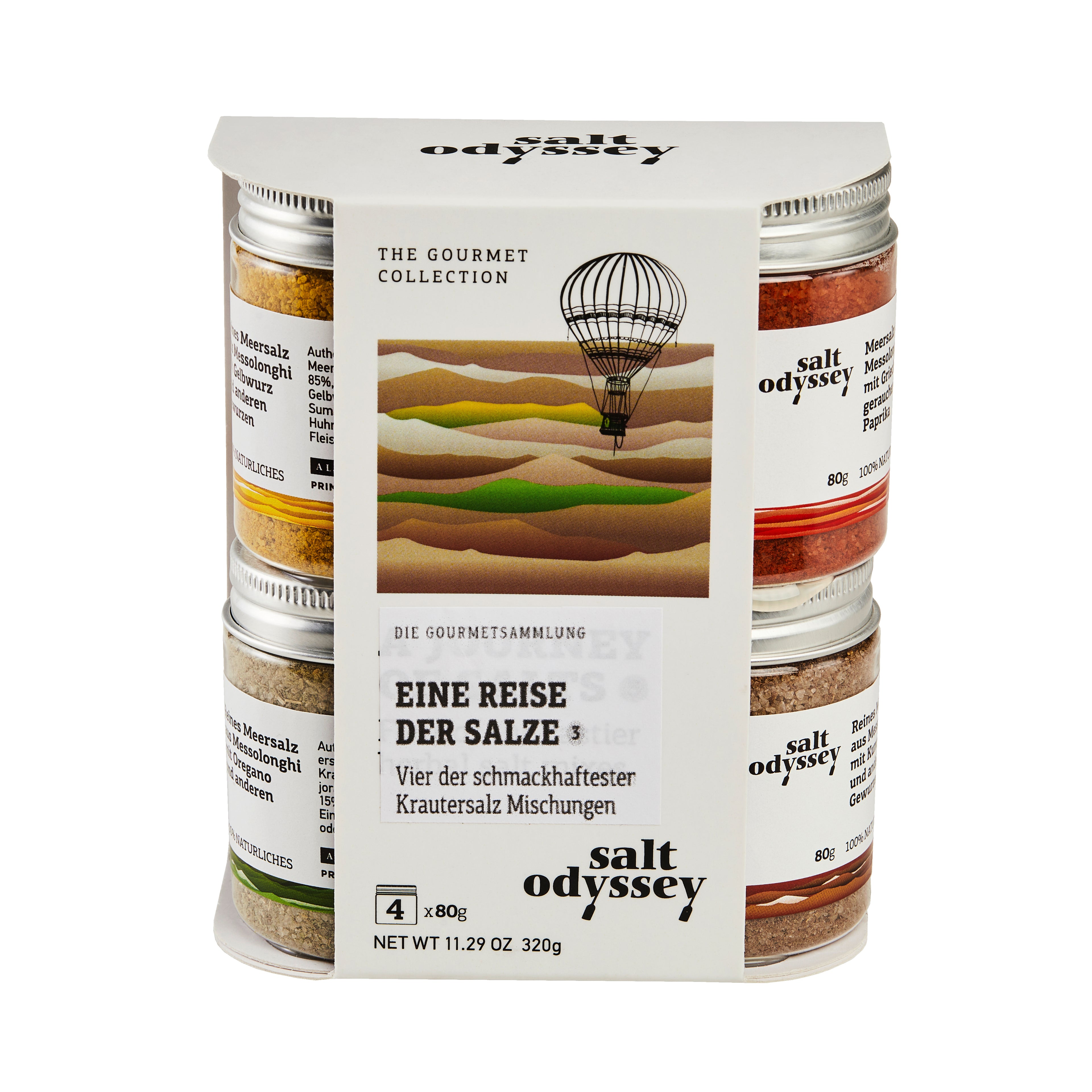 Kräutersalzmischung Salt Odyssey 4x 80 g