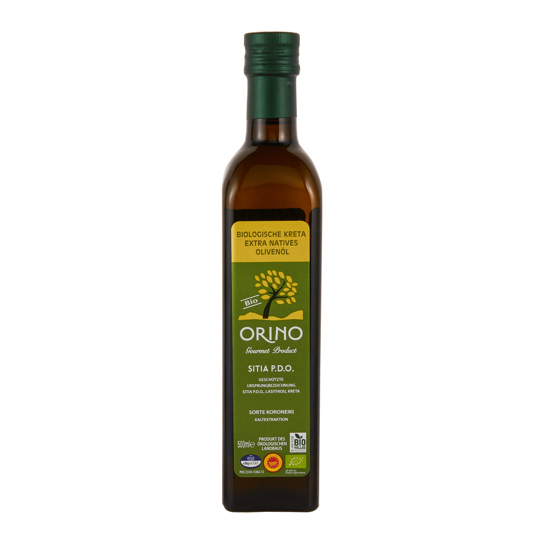 Olivenöl Orino BIO Extra Nativ P.D.O. Sitia Proistakis 0,5 l