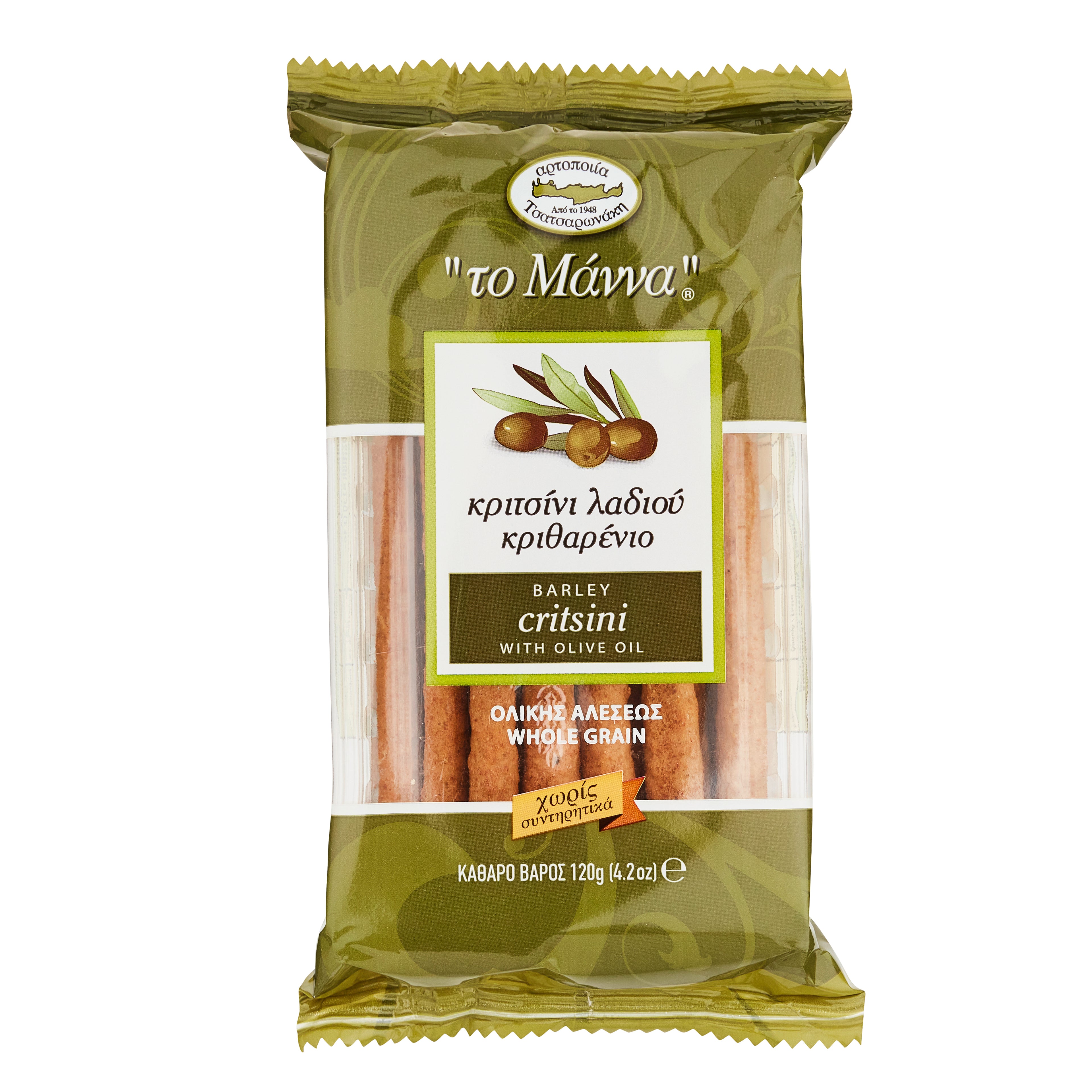 Kritsini Kritharenio mit Olivenöl ToManna 120 g