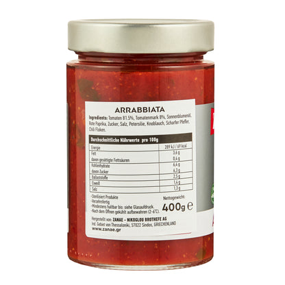 Tomatensauce Arrabiata Zanae 400 g