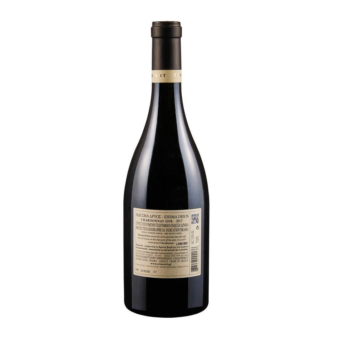 Idisma Drios Chardonnay Wine Art Estate Weißwein trocken 0,75 l