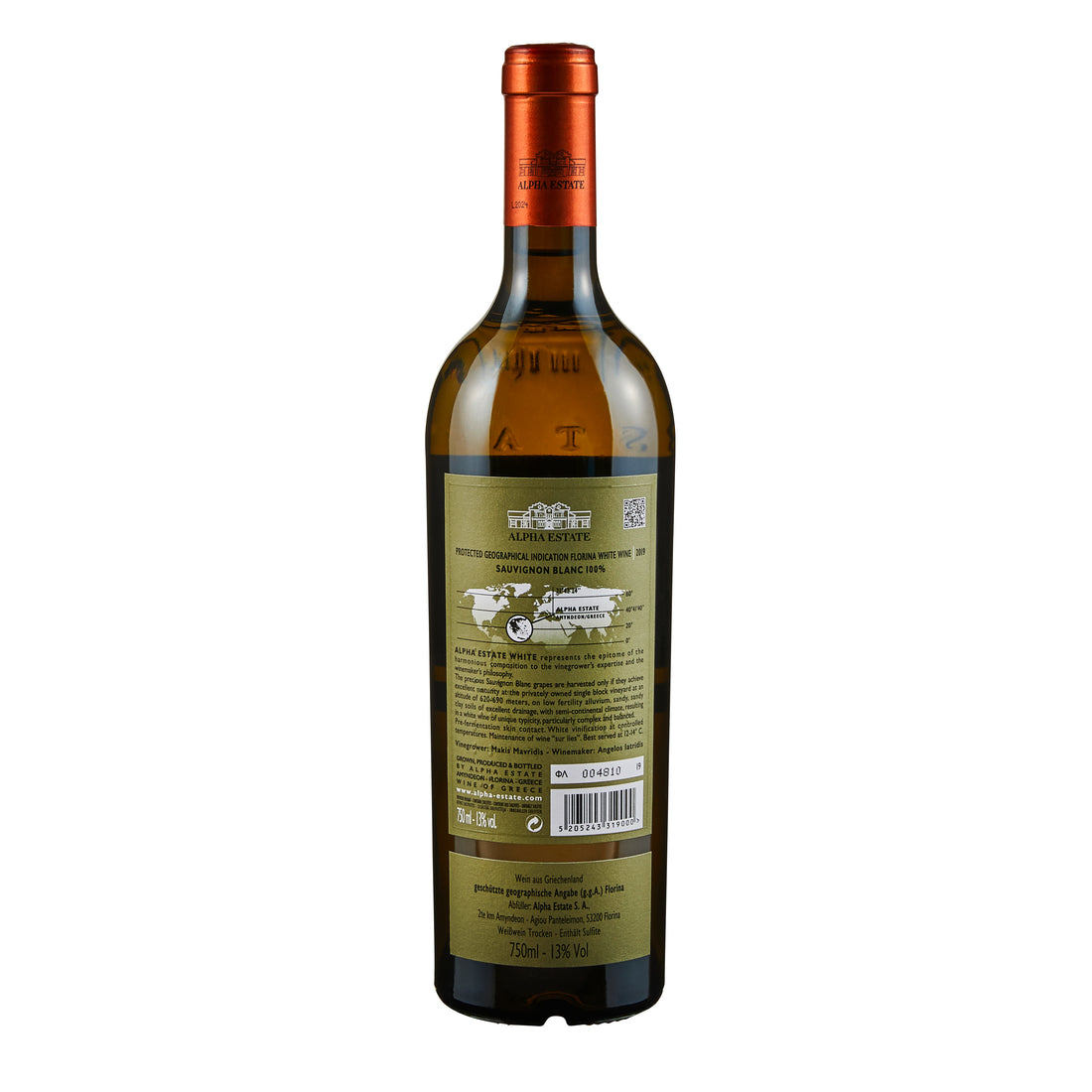 Sauvignon Blanc Alpha Estate Weißwein trocken 0,75 l