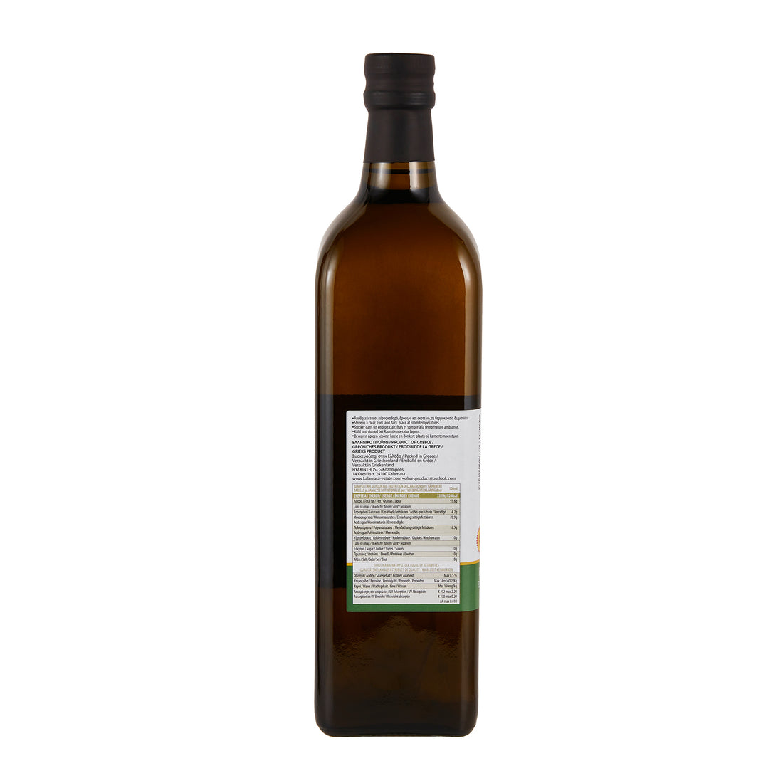 Olivenöl Extra Nativ P.D.O. Kalamata Gr Estate 1,0 l