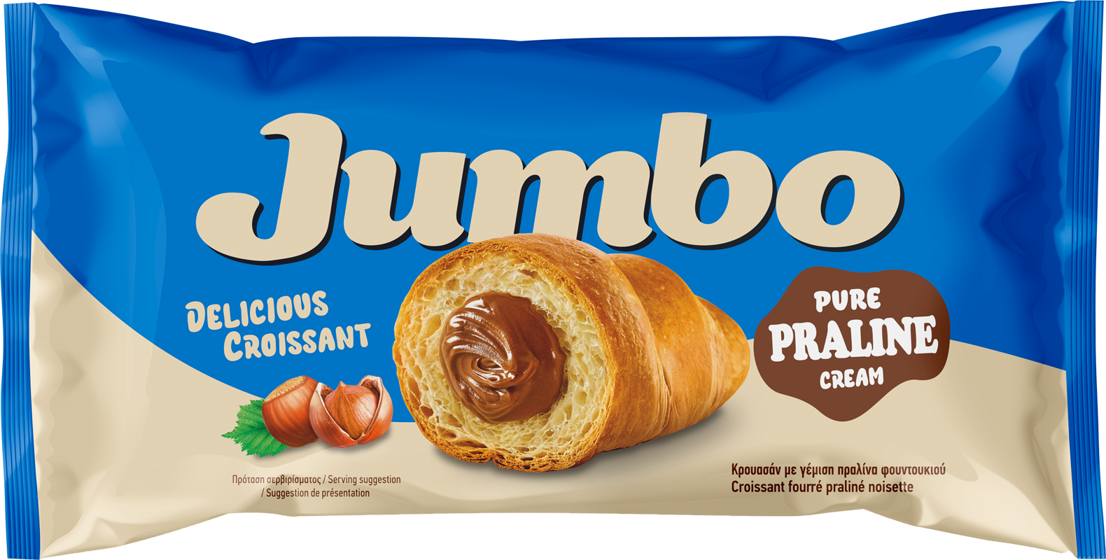 110g Cacao Haselnuss Croissant Jumbo