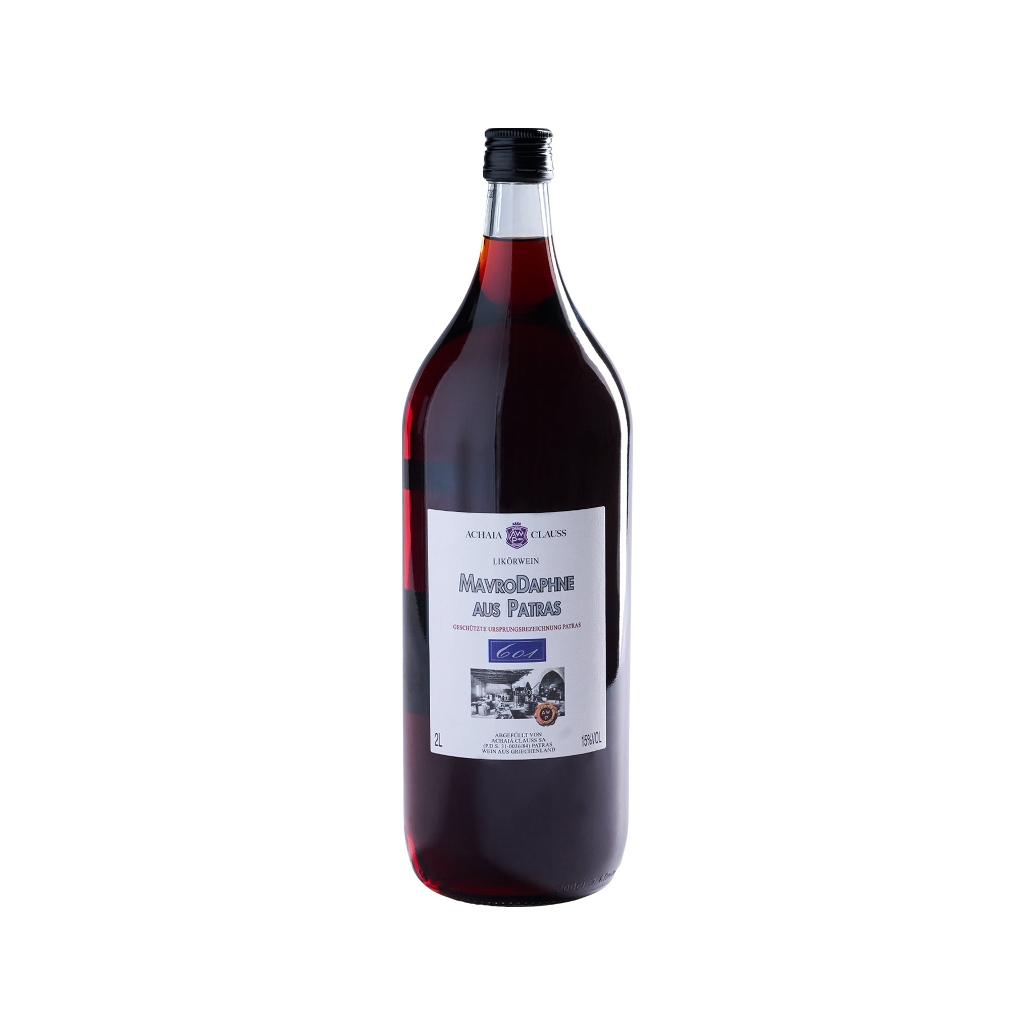 Mavrodaphne Rotwein aus Patras Achaia Clauss 2 l