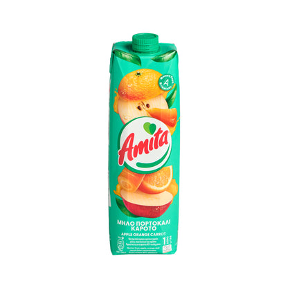 Orange - Karoten - Apfel 100% Amita 1 l
