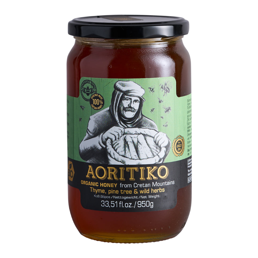 BIO Honig Aoritiko aus Kreta Fragiadakis 950 g