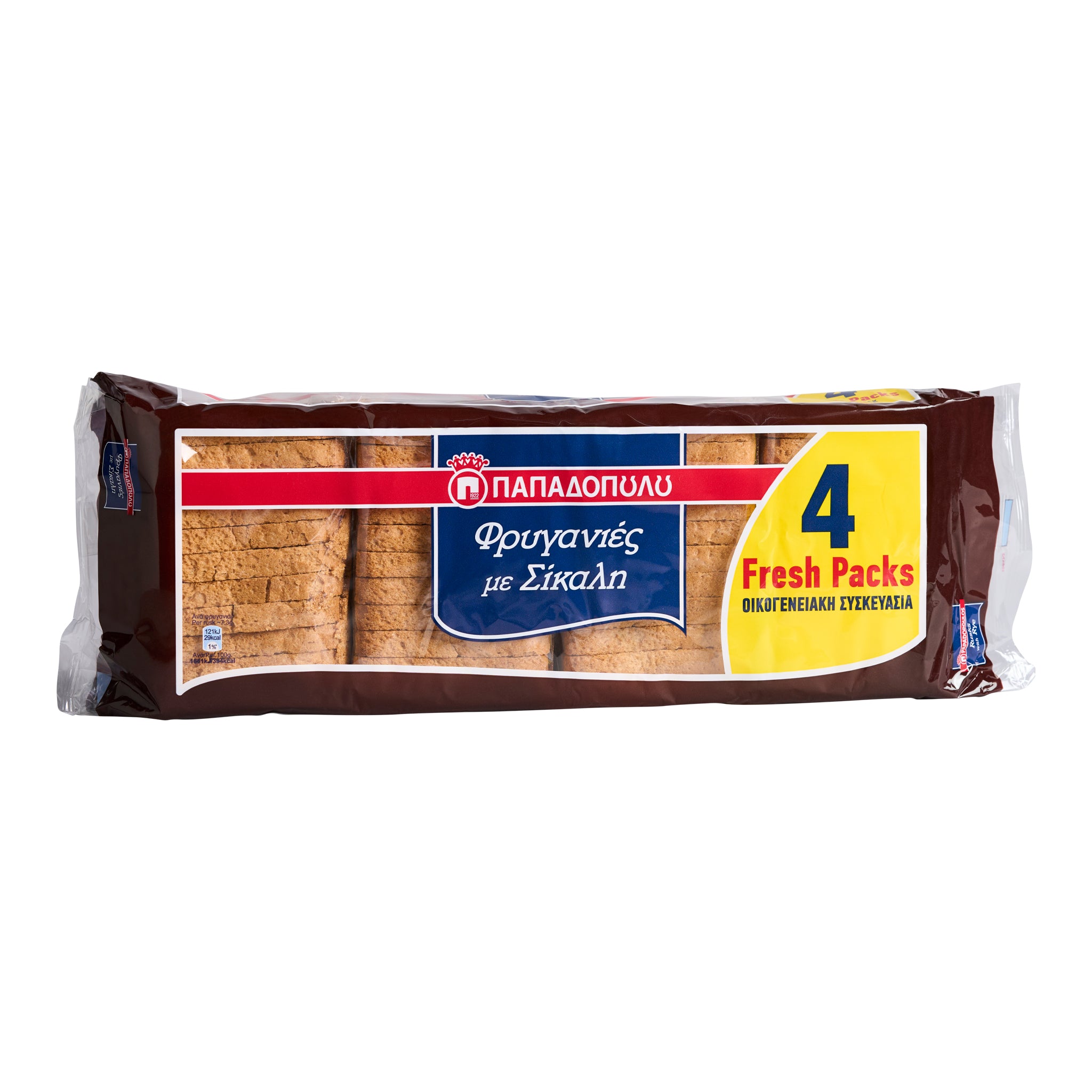 Papadopoulo Zwieback mir Roggen 320 g