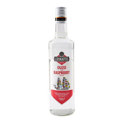 0,7 l Ouzo - Raspberry Loukatos 38 % Vol