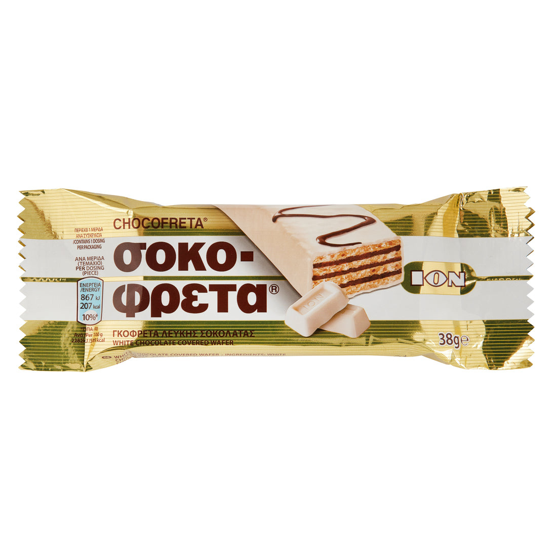 Schokofreta Weiße Schokolade ION 38 g