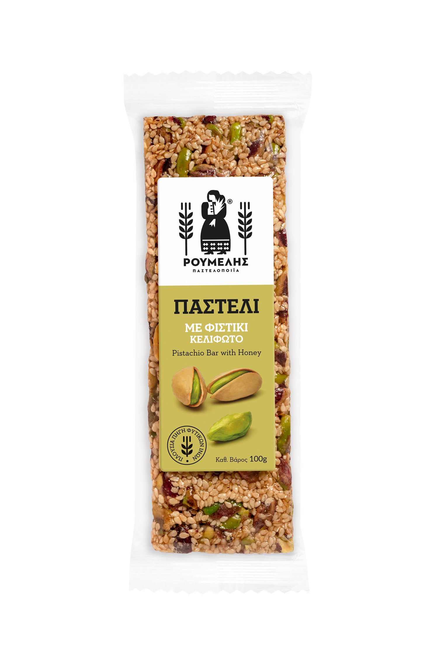 Sesam Pistazien Riegel Pasteli Roumelis 100g