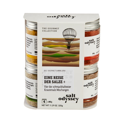 Kräutersalzmischung Salt Odyssey 4x 80 g