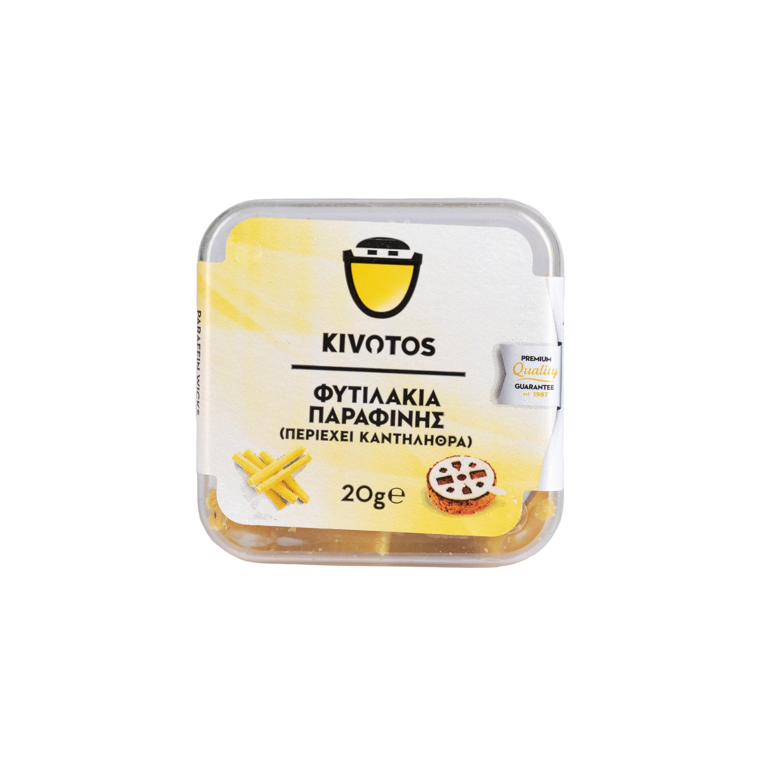 Kerzendocht aus Bienenwachs Fitilakia Wachs 20 g