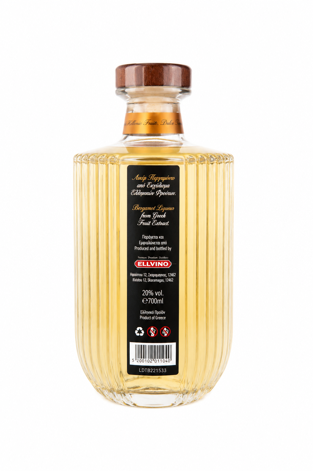 BERGAMOT Premium Liqueur Dulce Terra 0,7 l
