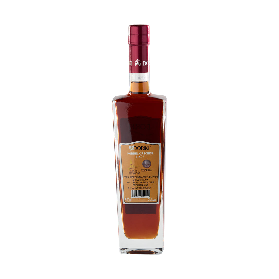 Kornelkirschlikör Doriki Kechri 0,5 l