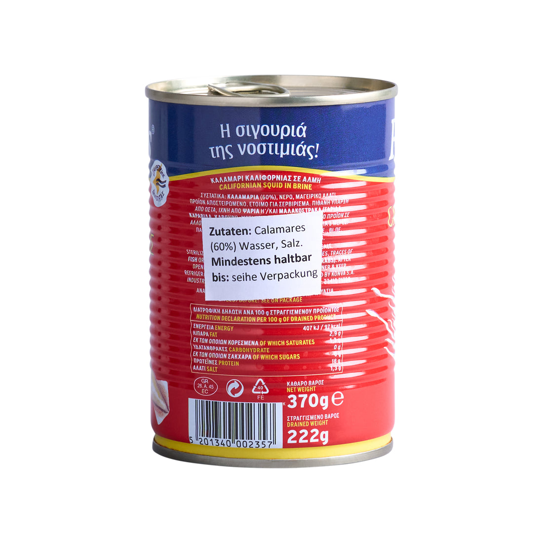 370 g Ganze Calamaris in Salzlake Flokos Trata