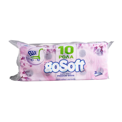 10 Rollen GoSoft Toilettenpapier