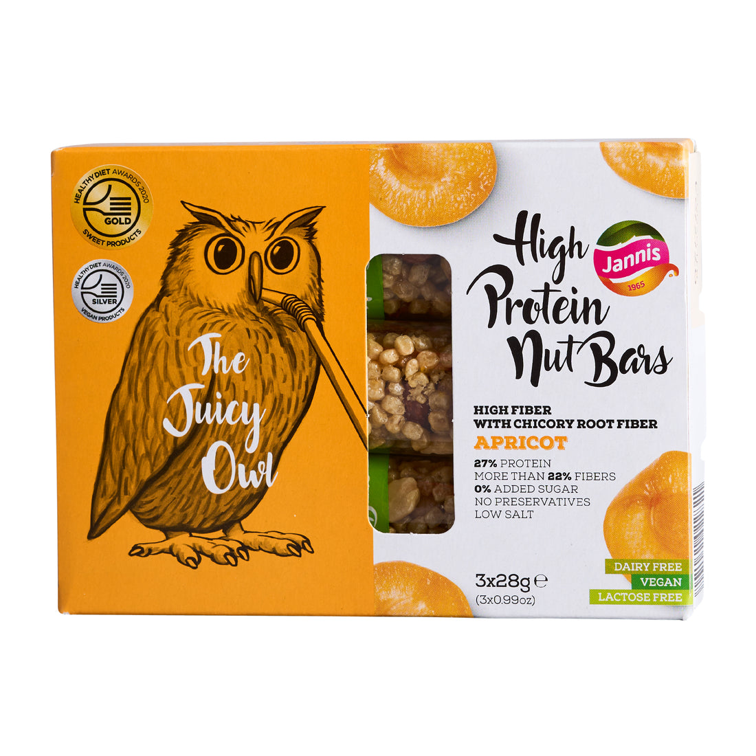 84 g High Protein Nut Bar Apricot Jannis