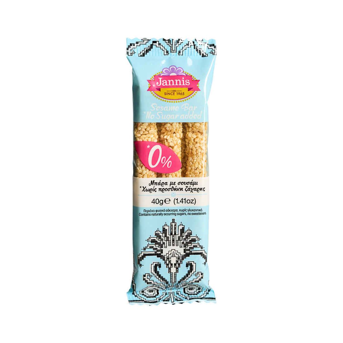 Jannis Pasteli Sesam Bar ZERO SUGAR 40 g