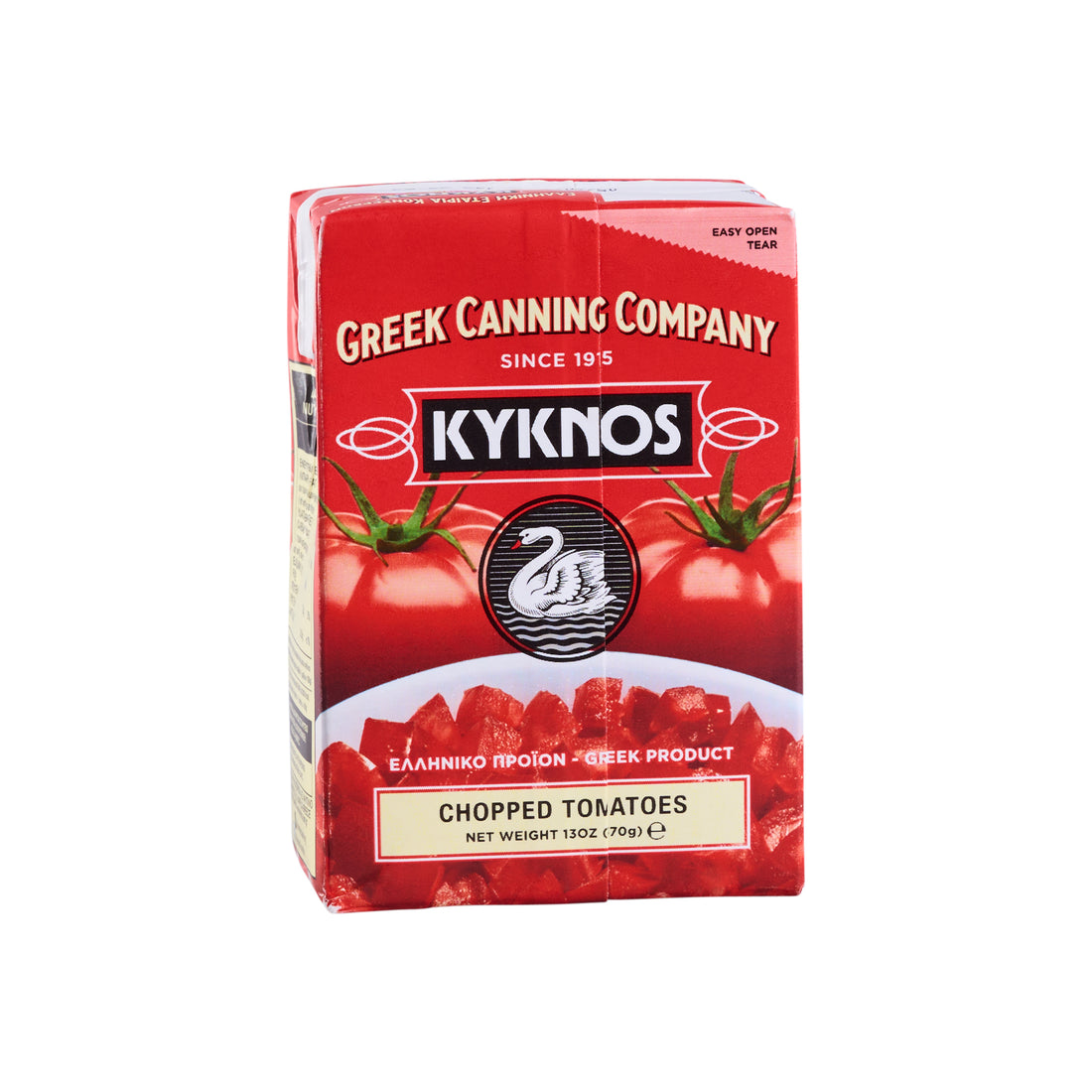 370g Fein gehackte Tomaten in Tomatensaft Kyknos