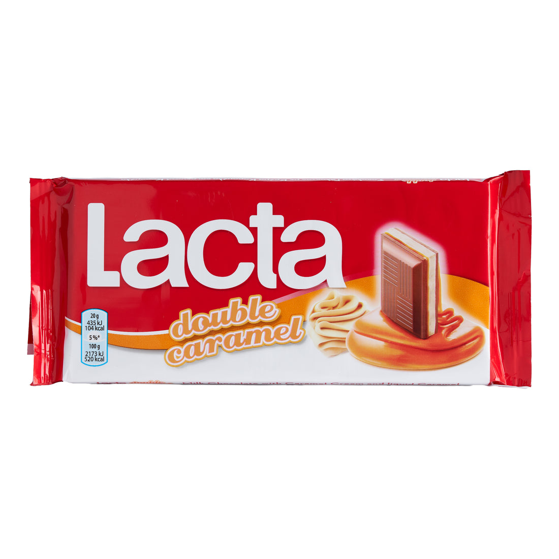 Lacta Vollmilchschokolade Double Caramel 100g