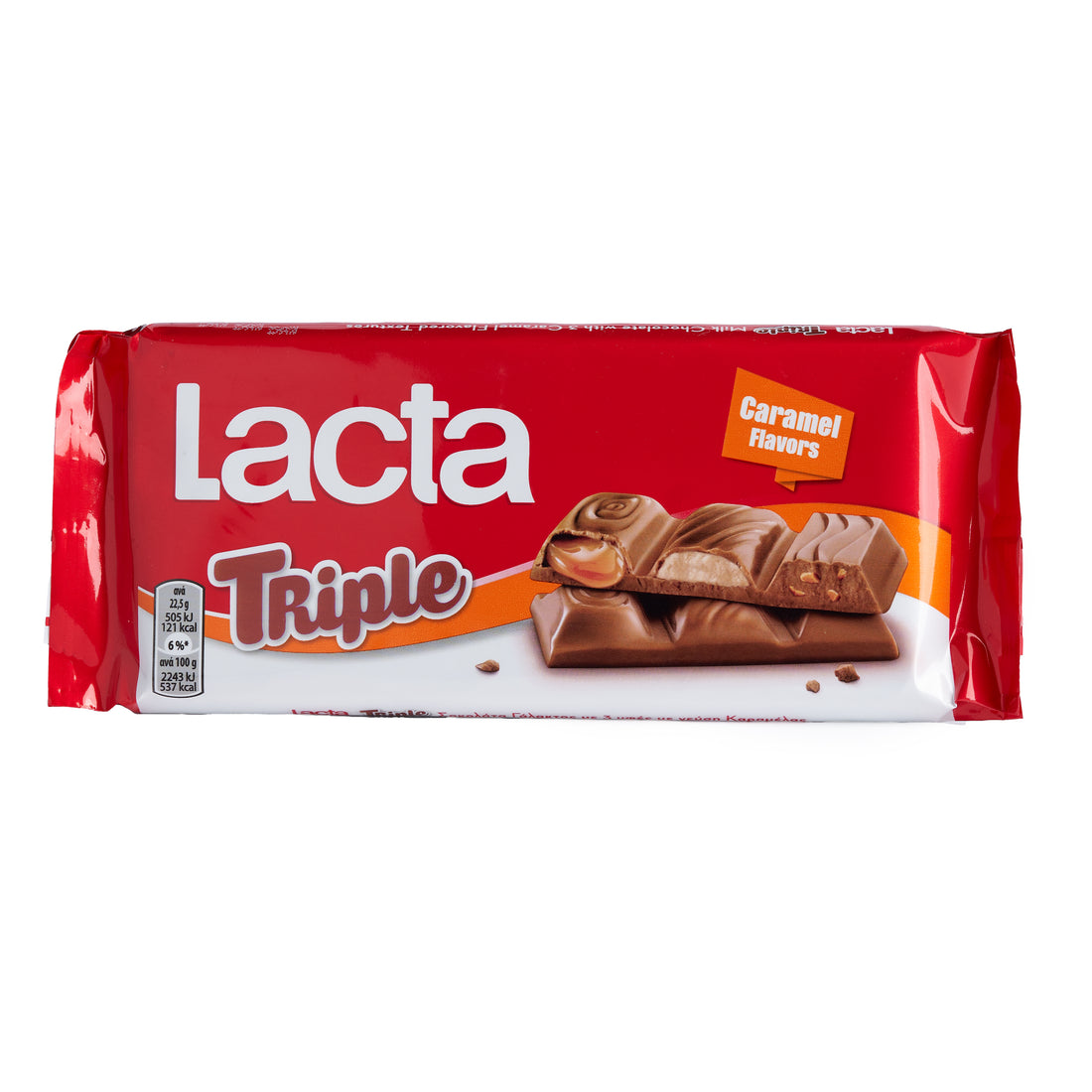 Lacta Schokolade Triple Caramel 90g