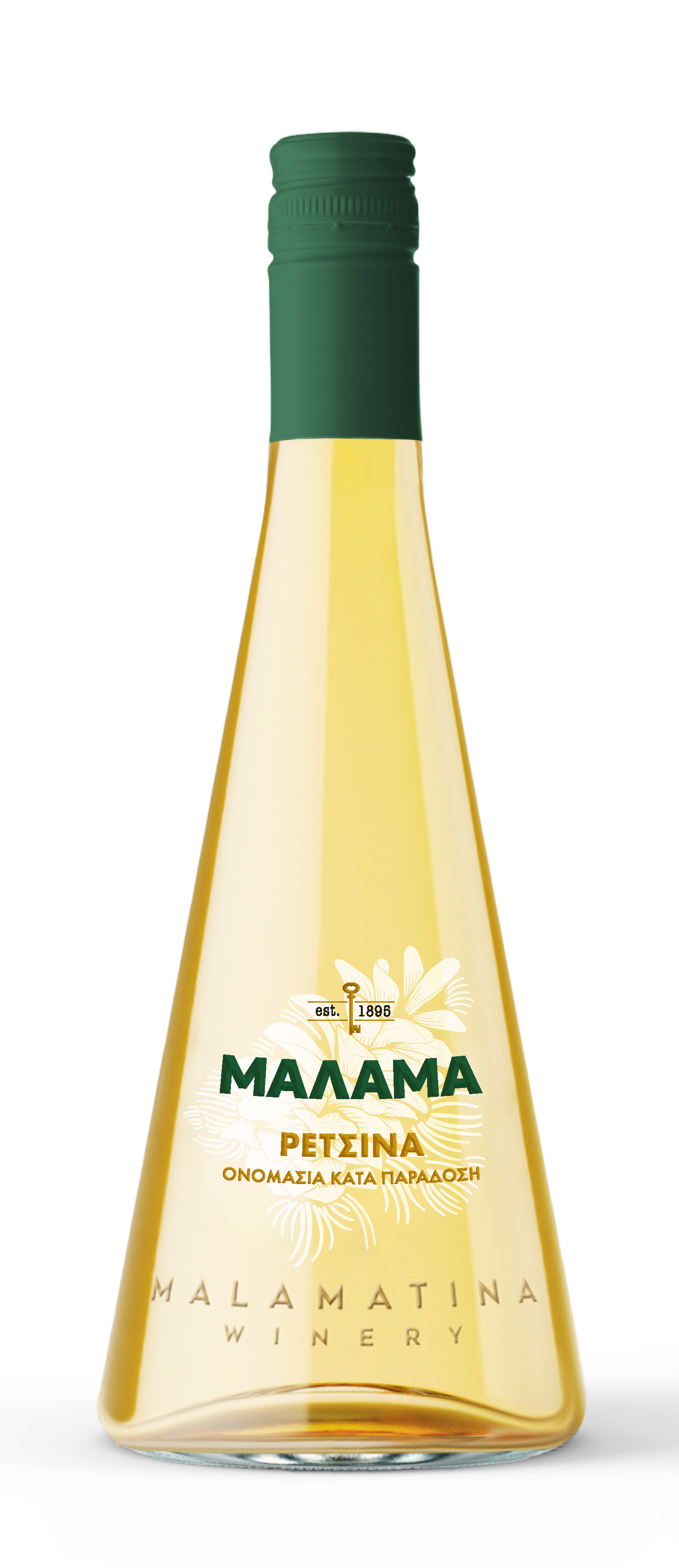 Retsina MALAMA weiß Malamatina 0,5 l