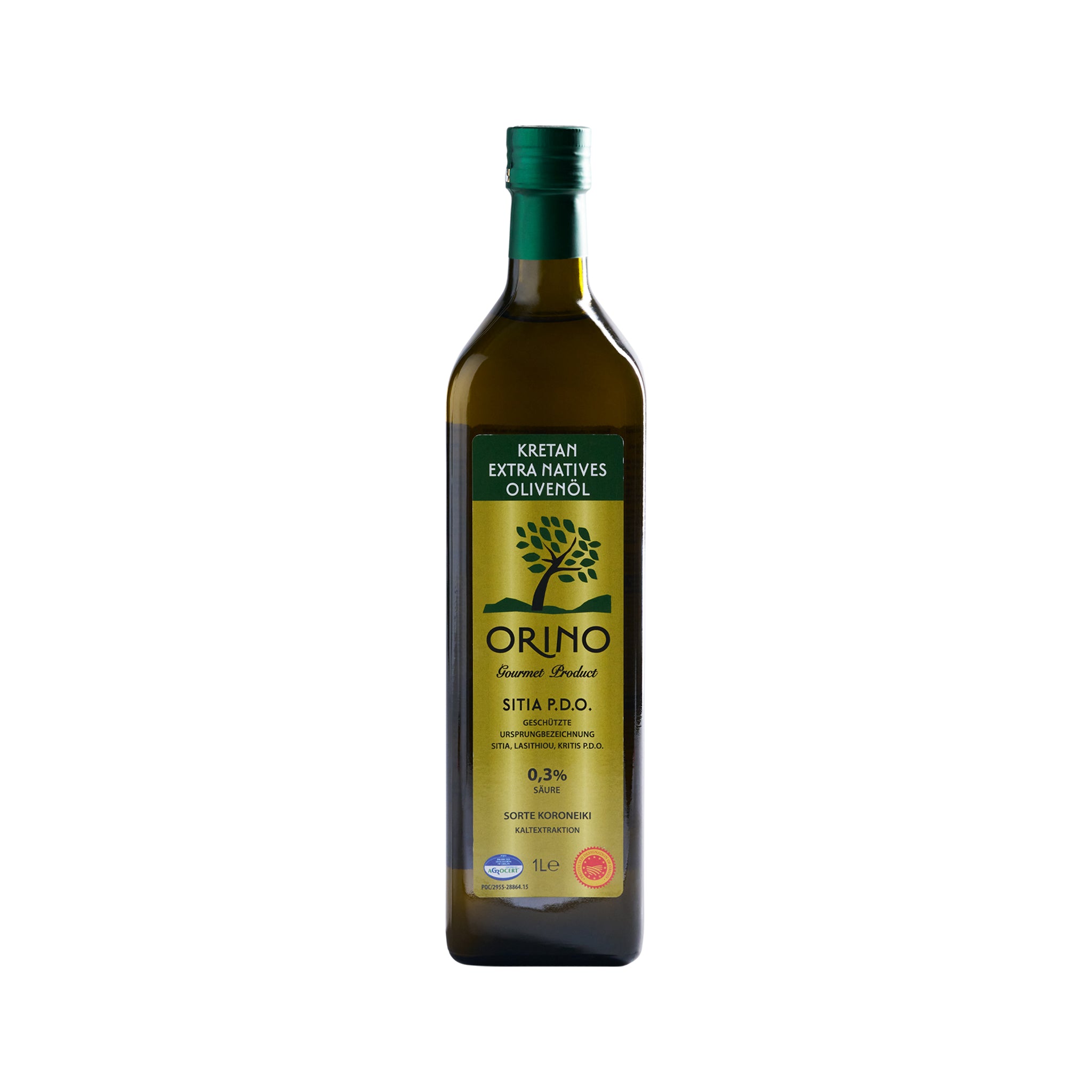 Olivenöl Orino 0,3% P.D.O. Extra Nativ Sitia Proistakis 1,0 l