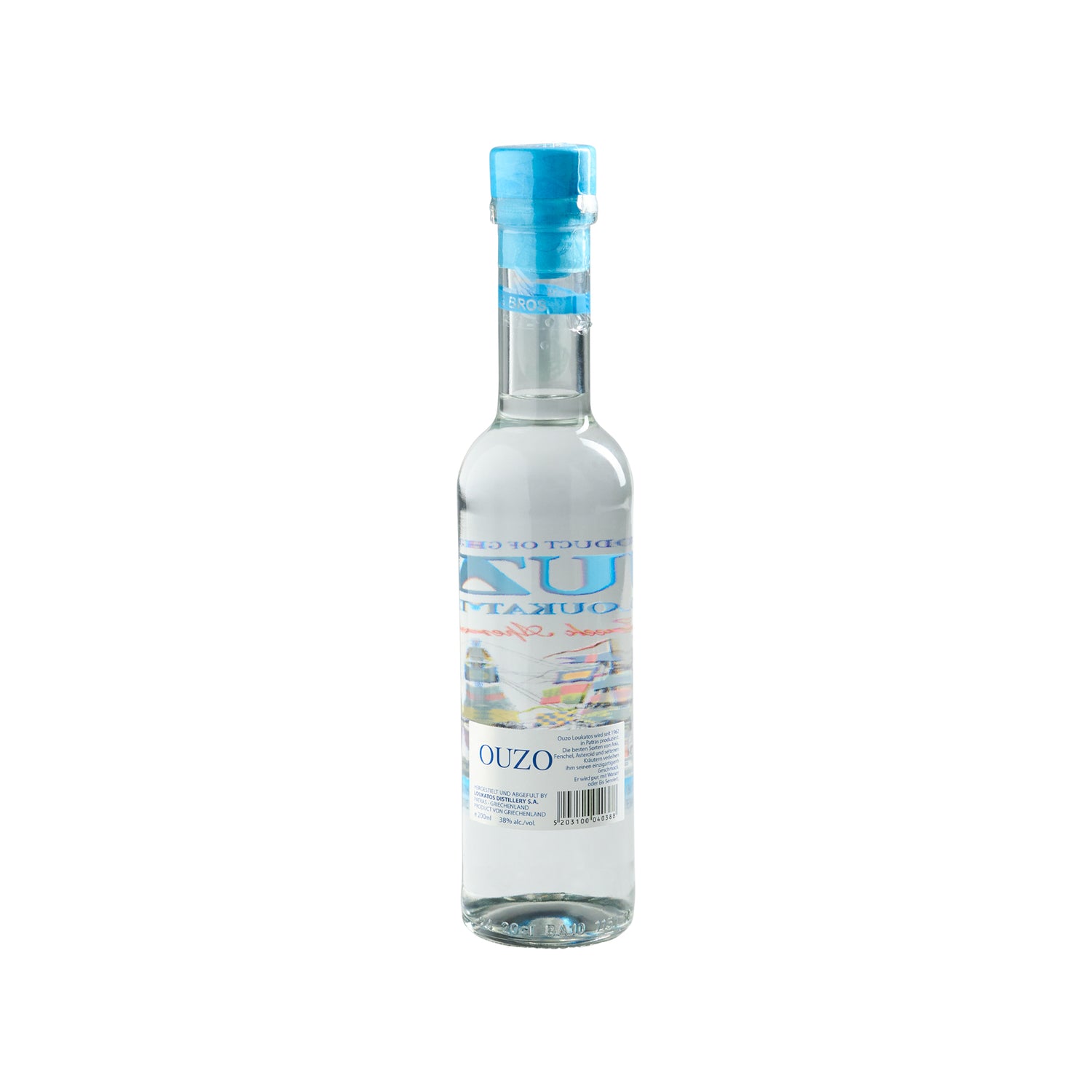 Loukatos Ouzo 38 % Vol. 0,2 l