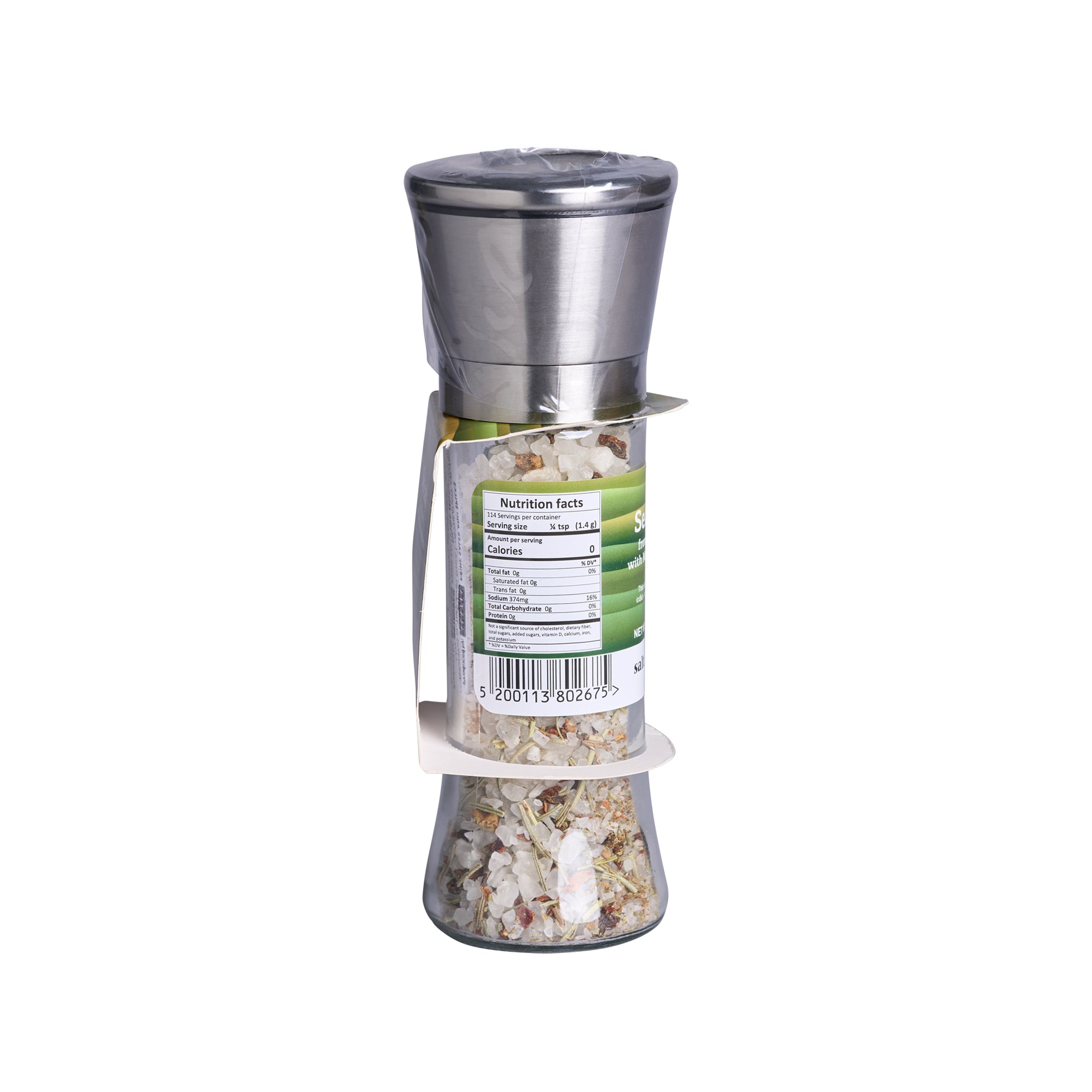 Salt Odyssey Mühle Meersalz mit mediterranen Gewürzen 170 g
