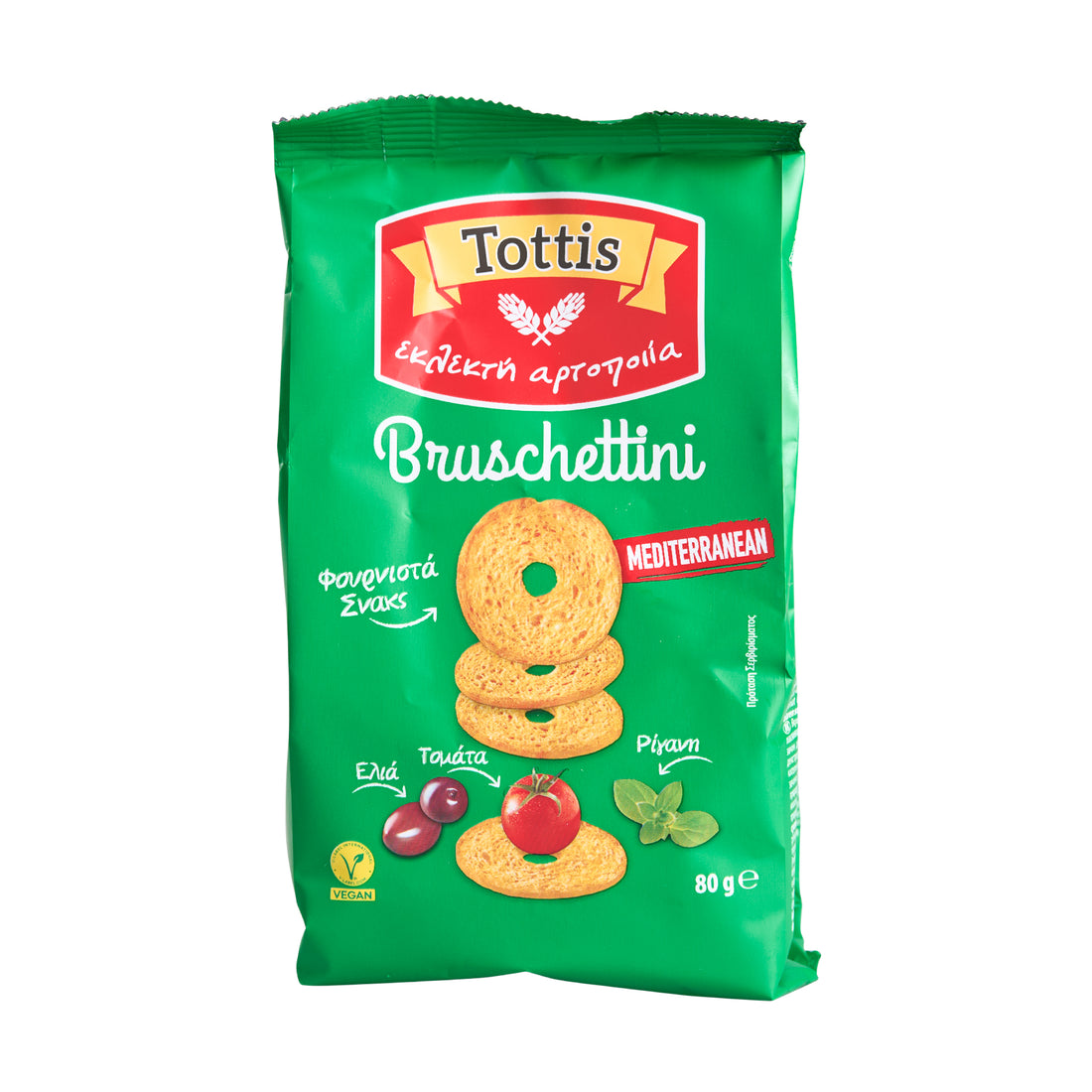 Bruschettini Mediterran Tottis Bingo 80 g