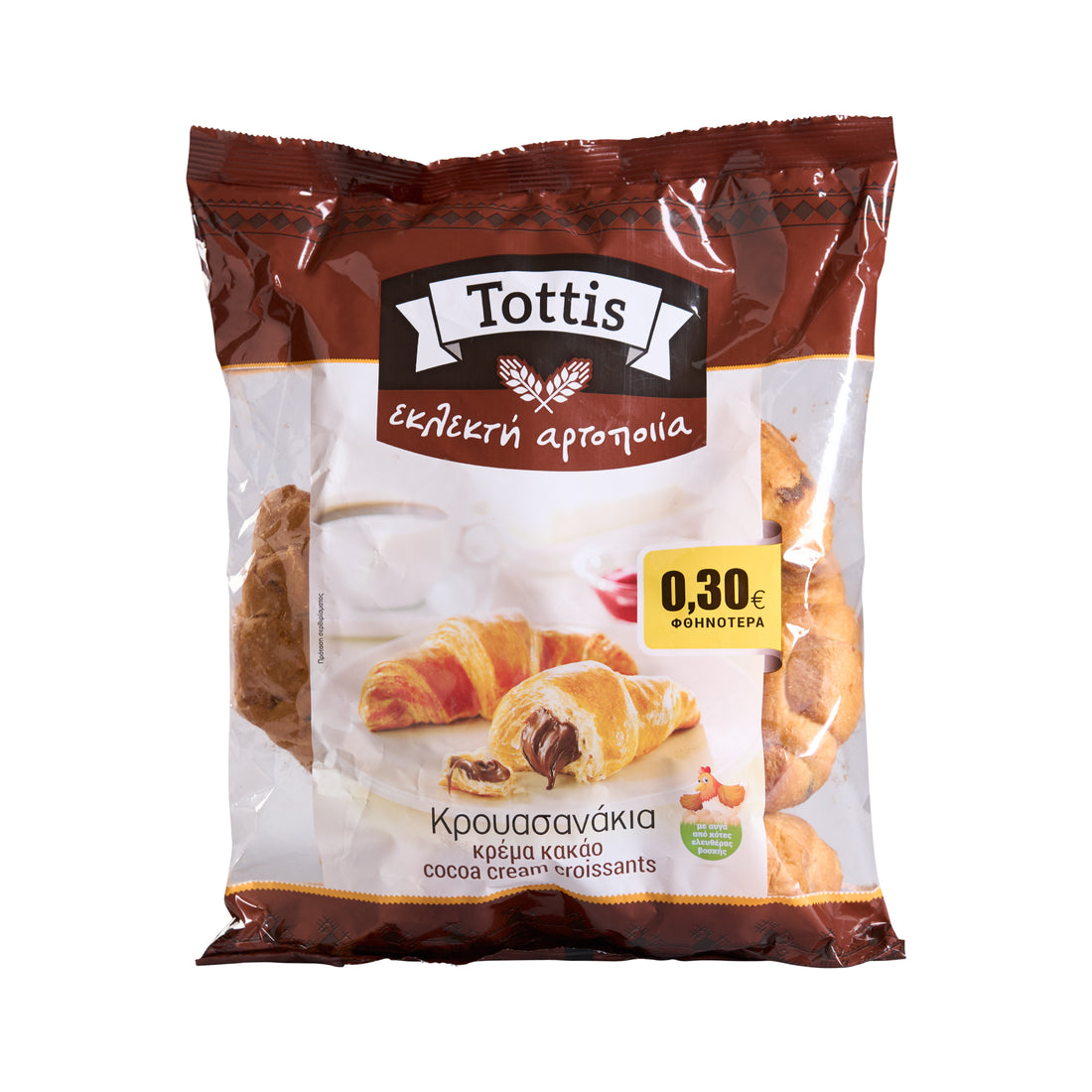 Mini Croissant Kakao Tottis Bingo 300 g