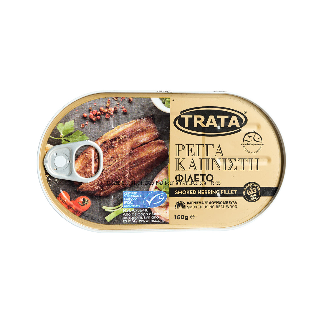 Trata Regga Geräuchertes Herringsfilet in Öl 160 g