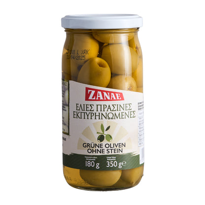 Zanae Grüne Oliven ohne Kern 350 g