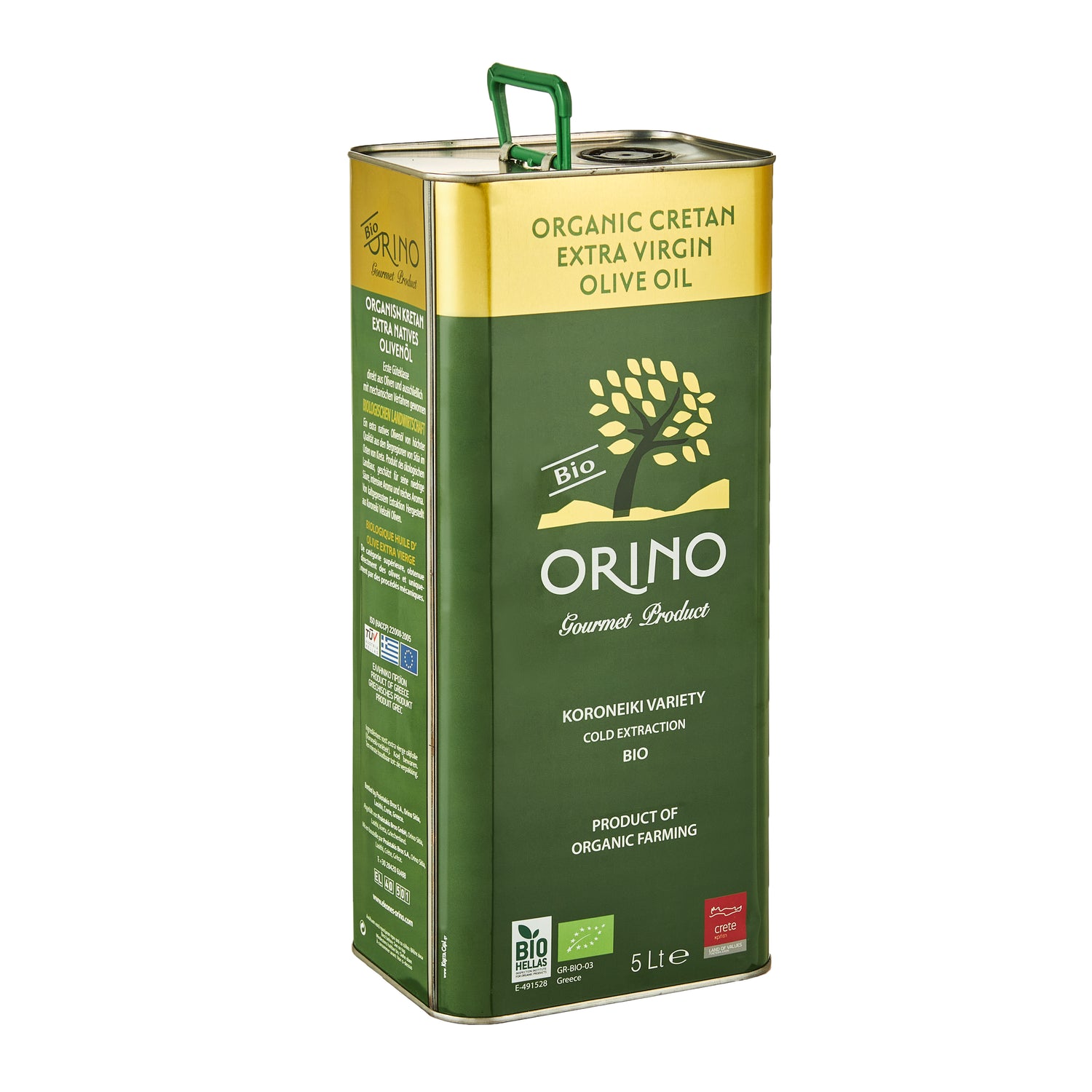 Olivenöl Orino Bio P.D.O. Extra Nativ Sitia Proistakis 5 l