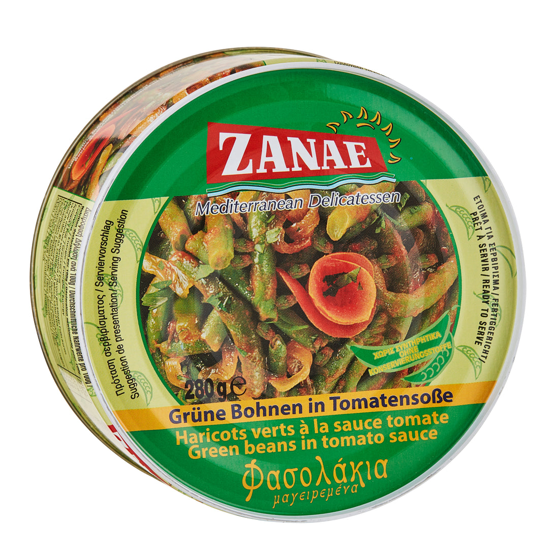 280 g Grüne Bohnen (Fasolakia) in Tomatensoße Zanae