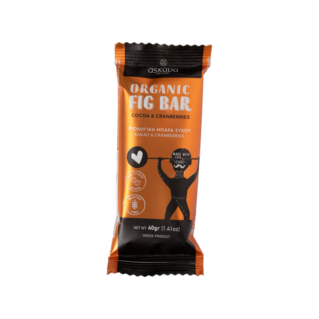 Feigenriegel mit Kakao und Cranberry Askada Farm 40 g