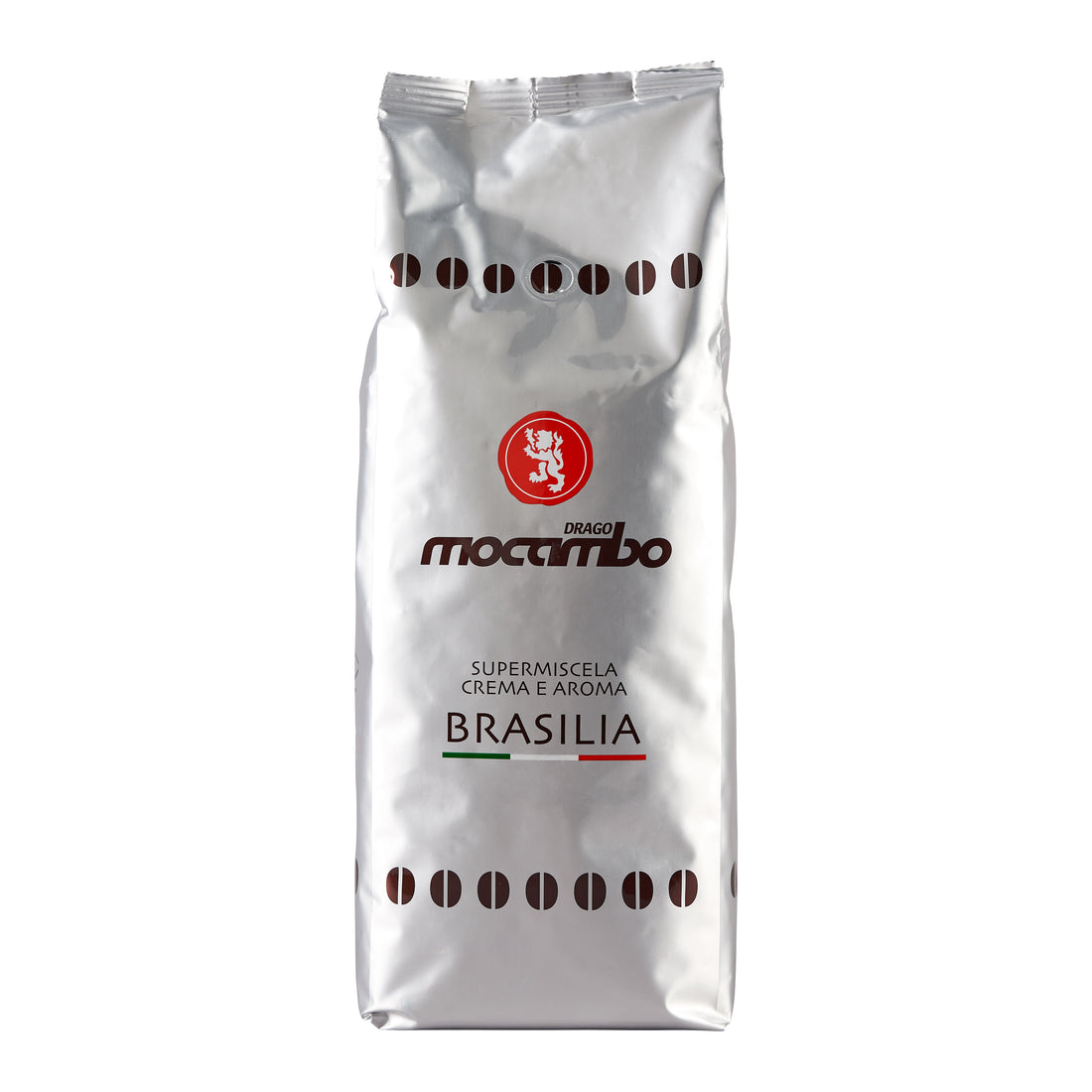 Drago Mocambo "Brasilia" Silber Röstkaffee ganze Bohne 1,0kg