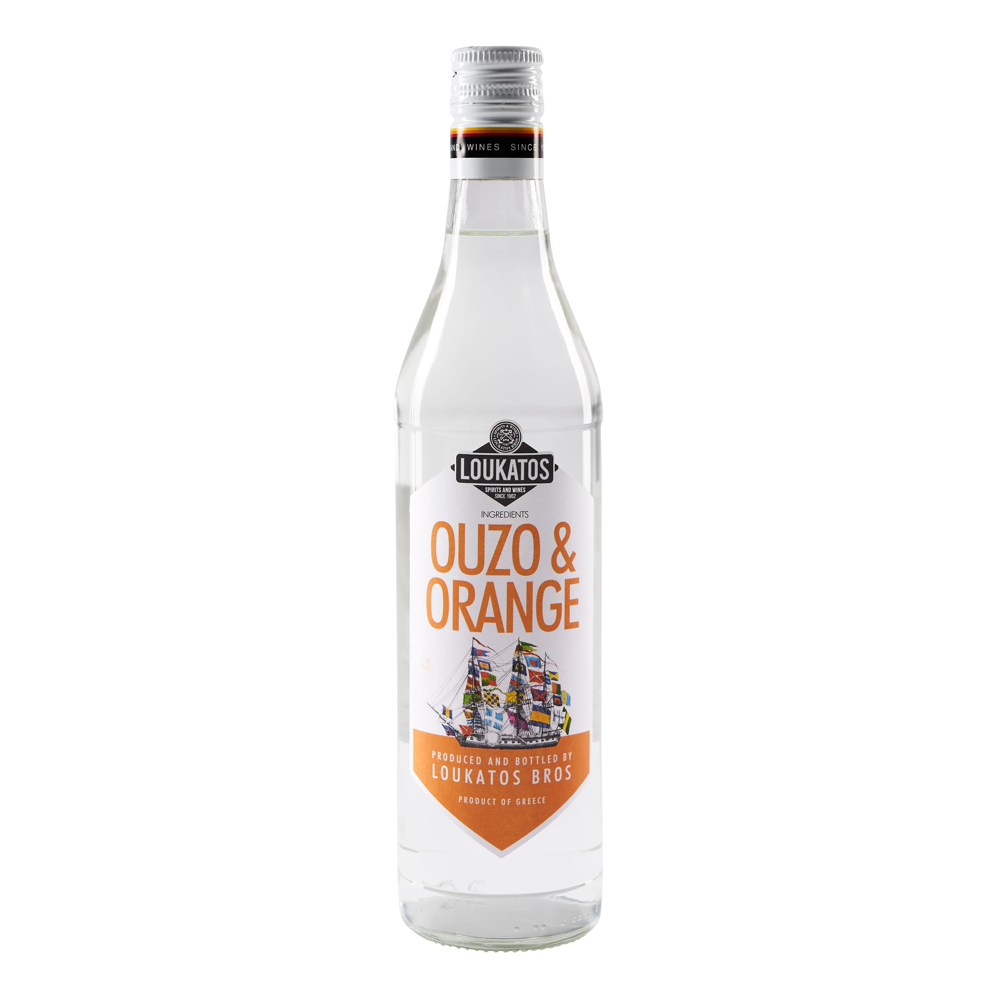 0,7 l Ouzo - Orange Loukatos 43 % Vol
