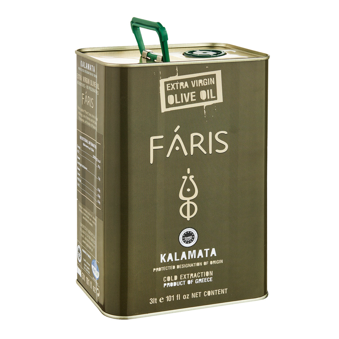 Olivenöl aus Kalamata Extra Nativ Faris 3 l MHD bis 15.05.2023