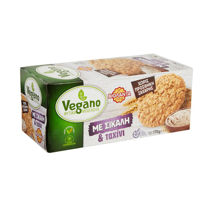 Biolanta Vegano Kekse mit Roggen und Tachini 170 g