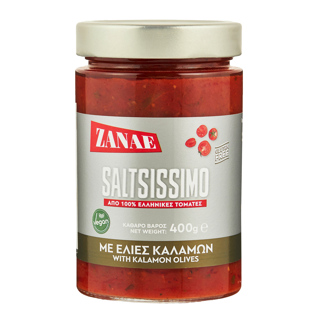 Tomatensauce mit Oliven Kalamon Zanae Oliven 400g