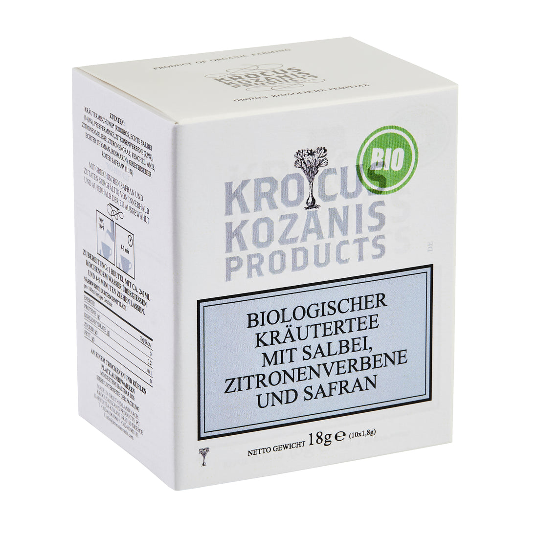 Griechischer Bio Rooibostee mit Salbei und Safran