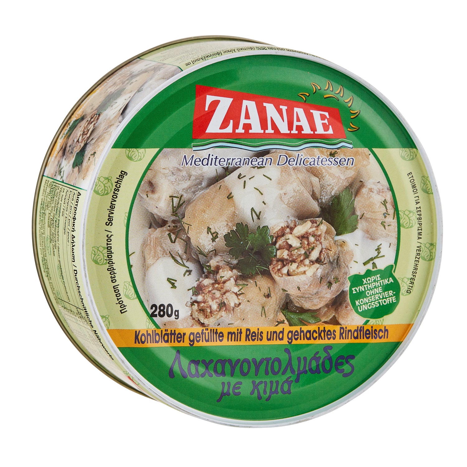 Kohlblätter gefüllt mit Reis und Rinderhack Zanae 280 g